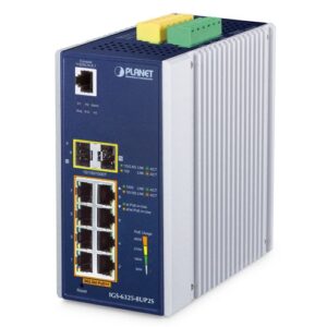 IGS-6325-8UP2S Industrial L3 8-Port 10/100/1000T 802.3bt PoE + 2-Port 100/1000X SFP Managed Ethernet Switch