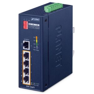 ISW-504PT Industrial 5-Port 10/100TX Ethernet Switch with 4-Port 802.3at PoE+