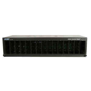 MC-1500  19" 2.4U 15-Slot Media Converter Chassis (Fixed AC Power Supply)